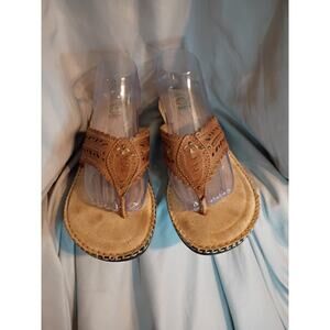 Earth Spirit Sandals Sz 11 Brown Excellent Used Condition